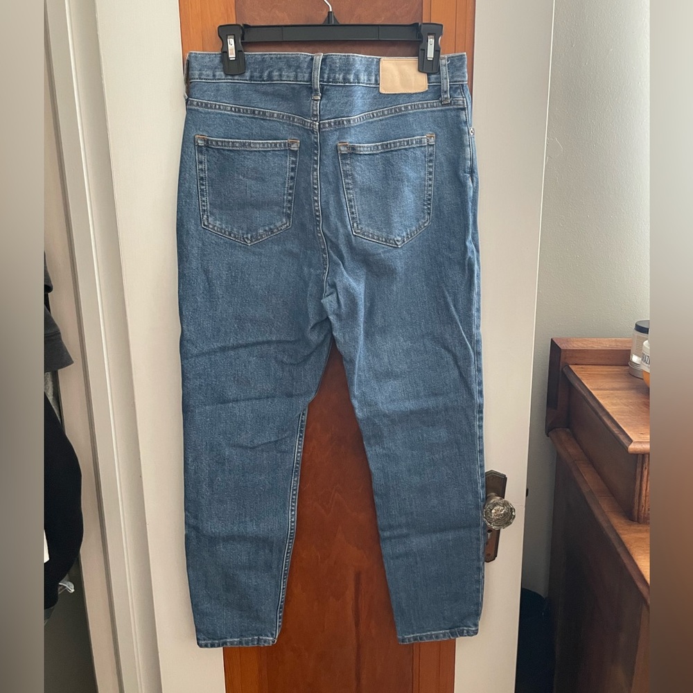 Everlane High Rise Skinny Blue Ankle Jean - Picture 2 of 7